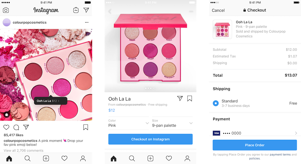 Instagram Checkout_Source: Instagram