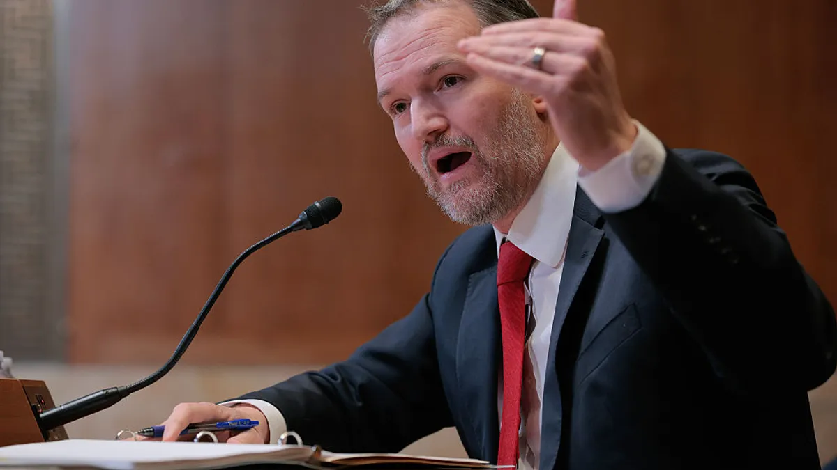 U.S. Trade Representative Jamieson Greer testifies before a congressional subcommitte