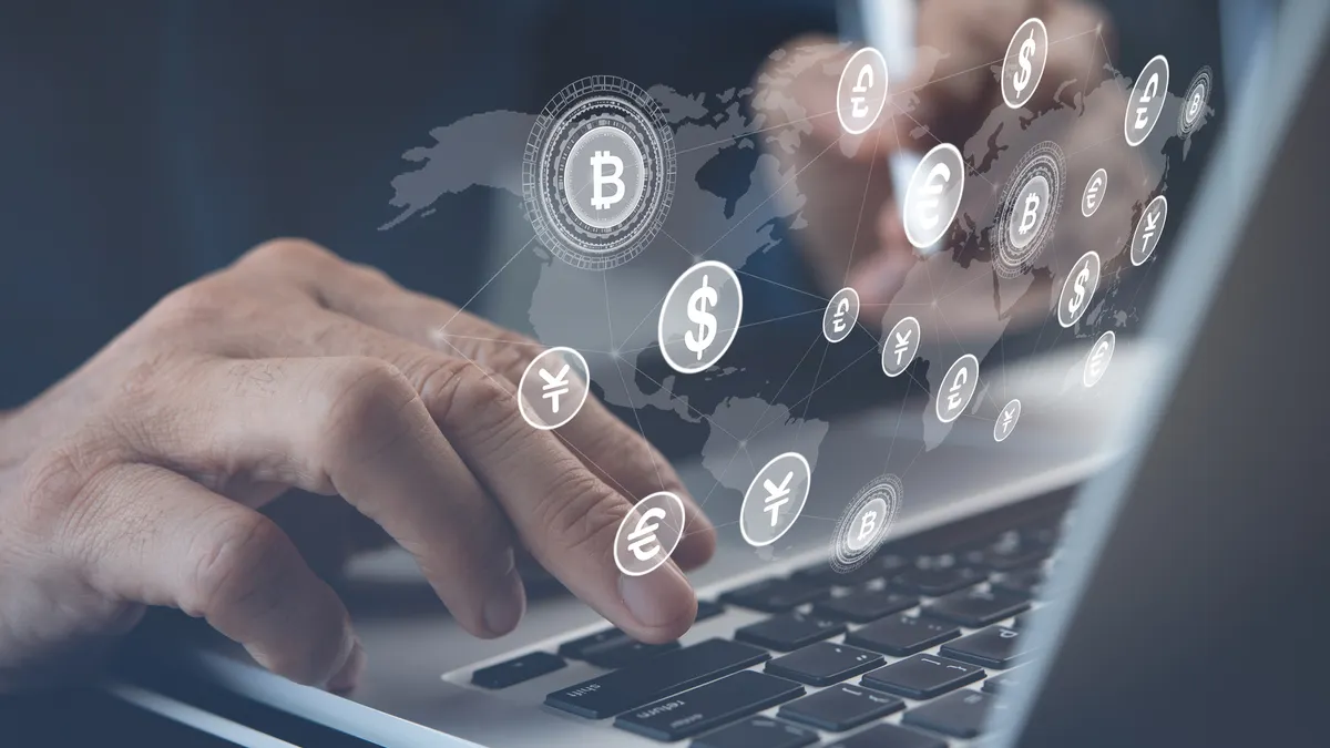 Closeup shot of a group of unrecognisable businesspeople going through paperwork together in an office.