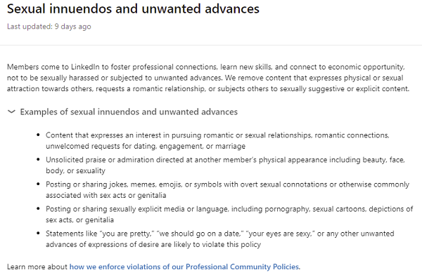 LinkedIn Community Policies