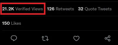 Twitter Verified Views example