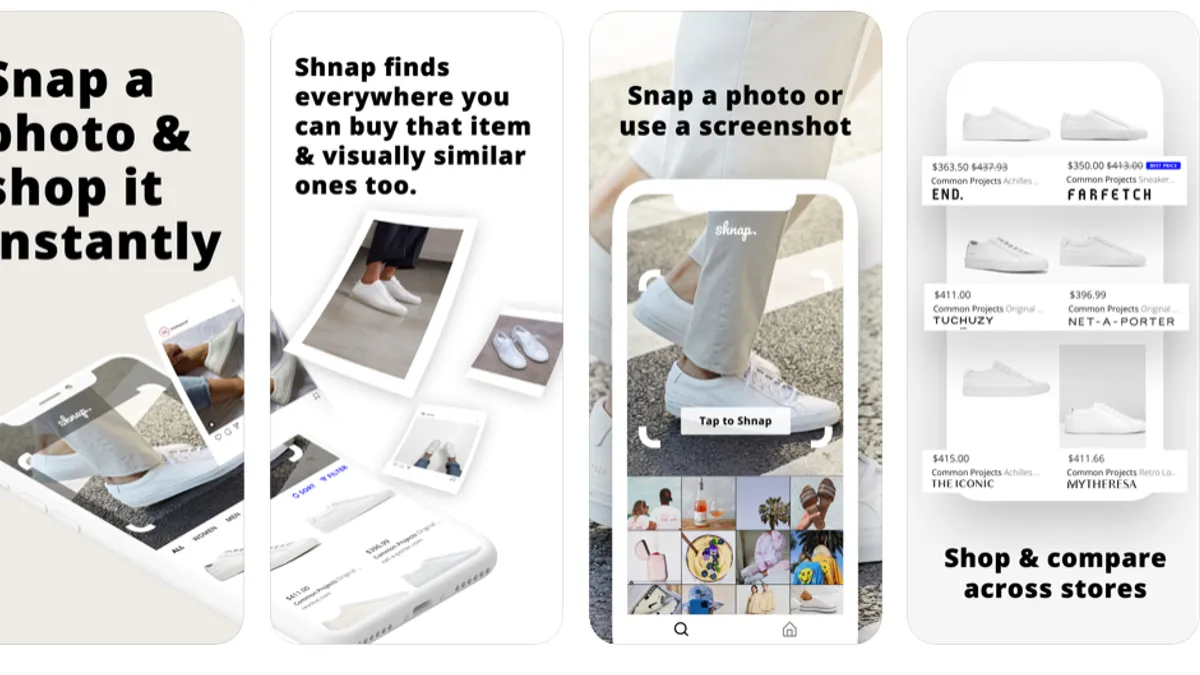 Shnap visual search app.