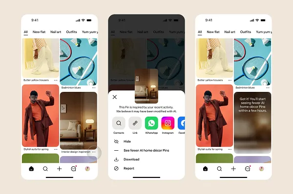 Pinterest AI tags