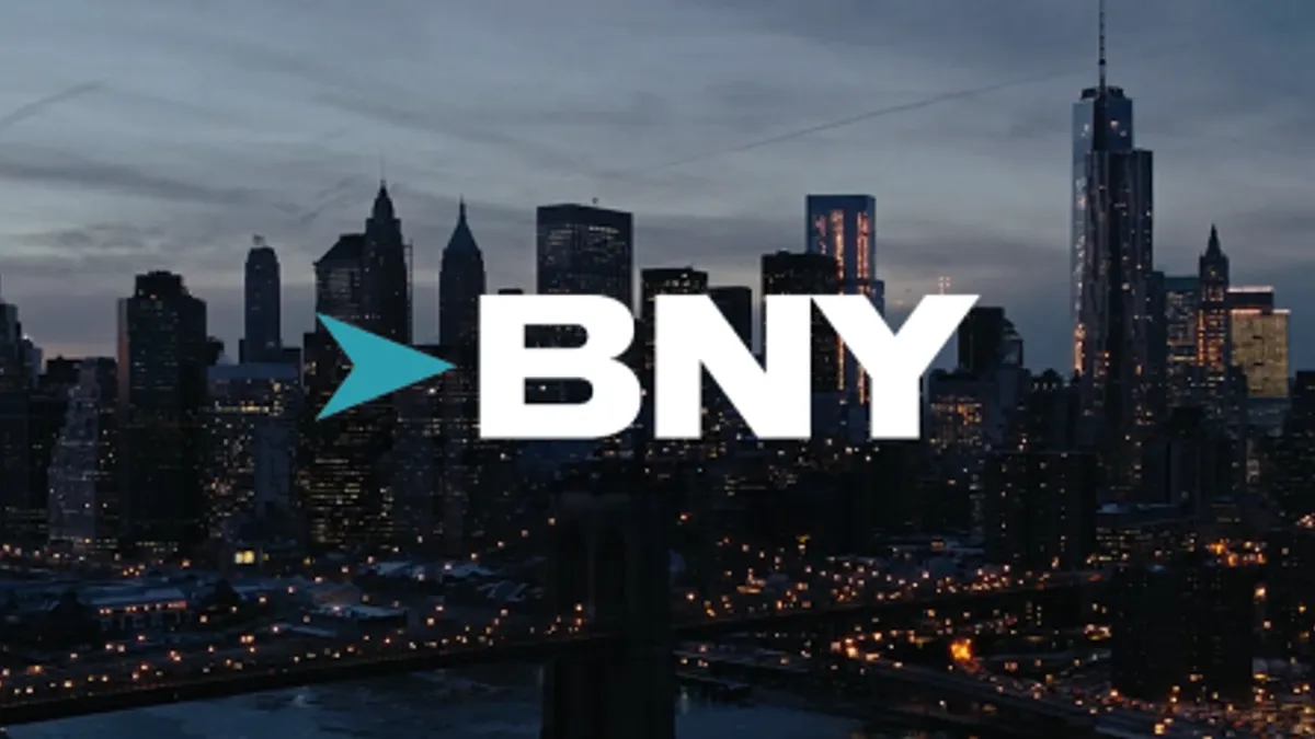 New BNY logo, rebranding