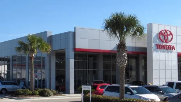 A U.S. Toyota dealership