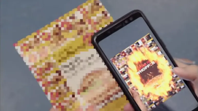 Burger King Sets Rivals’ Ads Ablaze With AR App