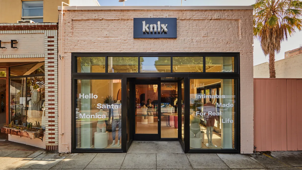 A Knix storefront in Santa Monica