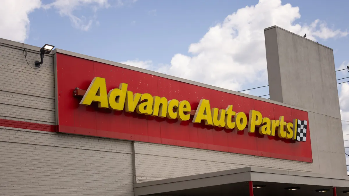 An Advance Auto Parts storefront