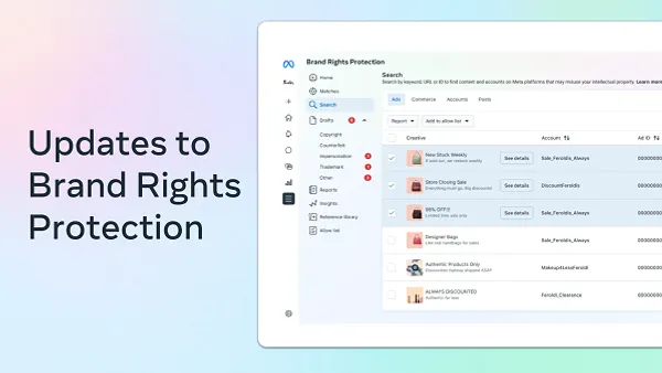 Meta brand rights protection