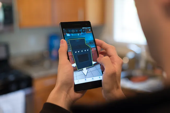 Rephrase single title from this title Lowe’s leverages Apple’s ARkit for brand spanking new apps . And it must return only title i dont want any extra information or introductory text with title e.g: ” Here is a single title:”