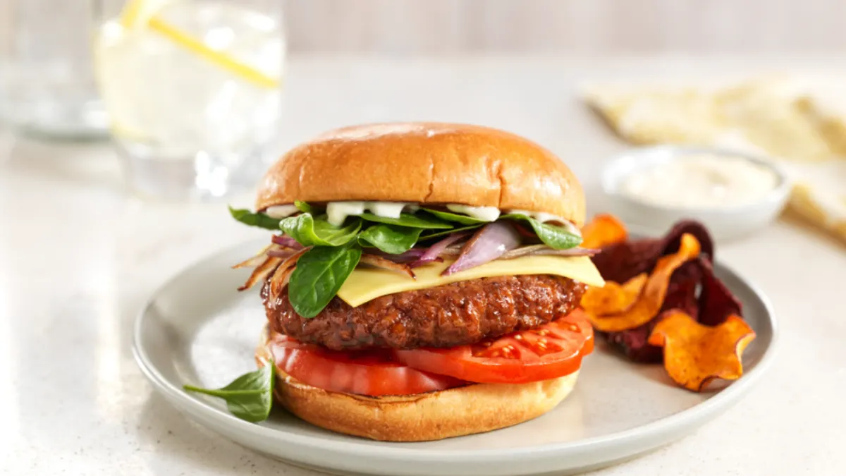 Lightlife's plant-based burger