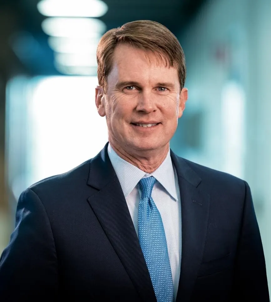 Smiling headshot of Dan Rabbitt, CFO of Ball