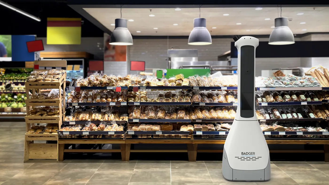 Badger Technologies scanner in a grocery store.