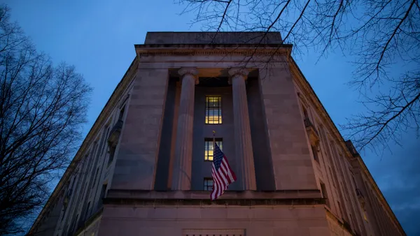 The Department of Justice in Washington, D.C.