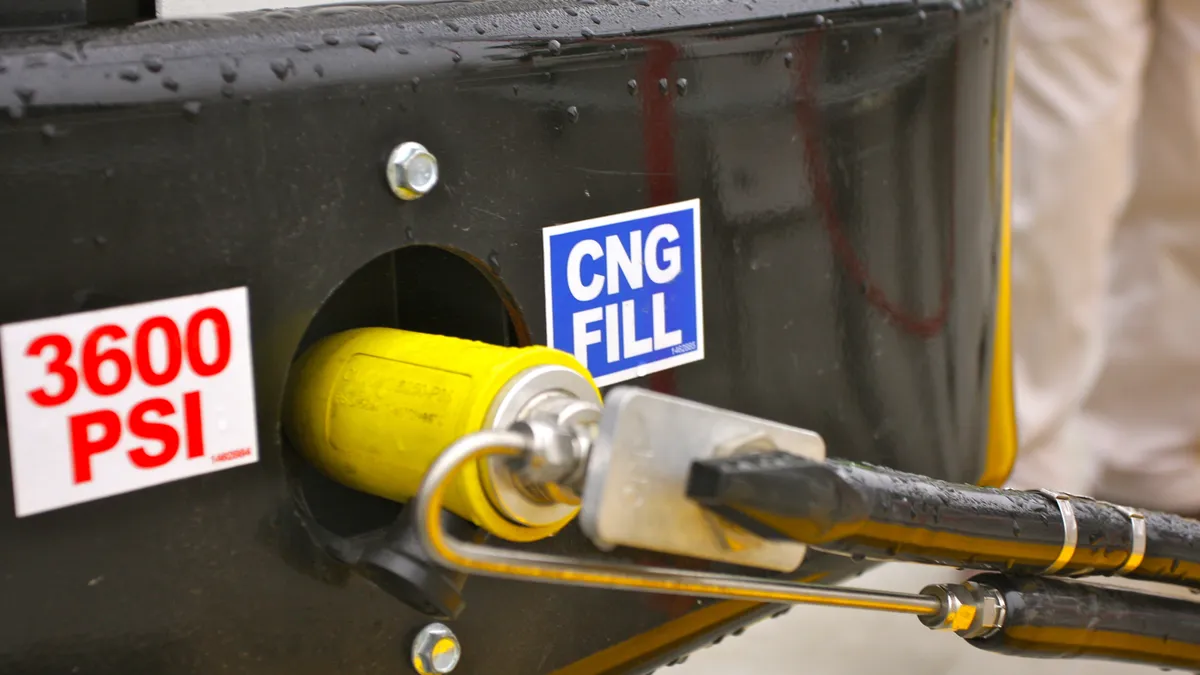 Waste Management CNG fill station