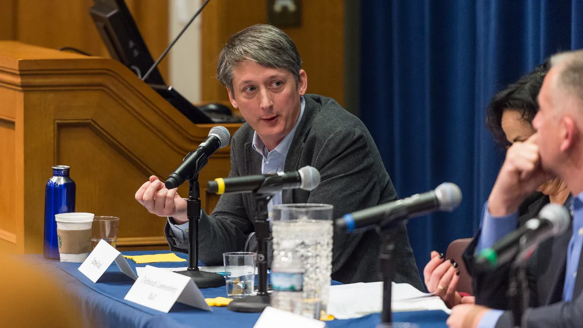 James Kvaal during a Policy Talks event at the Ford School in November 2016