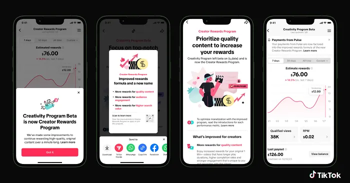 TikTok Creator Rewards Program