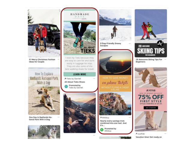 Pinterest targeting