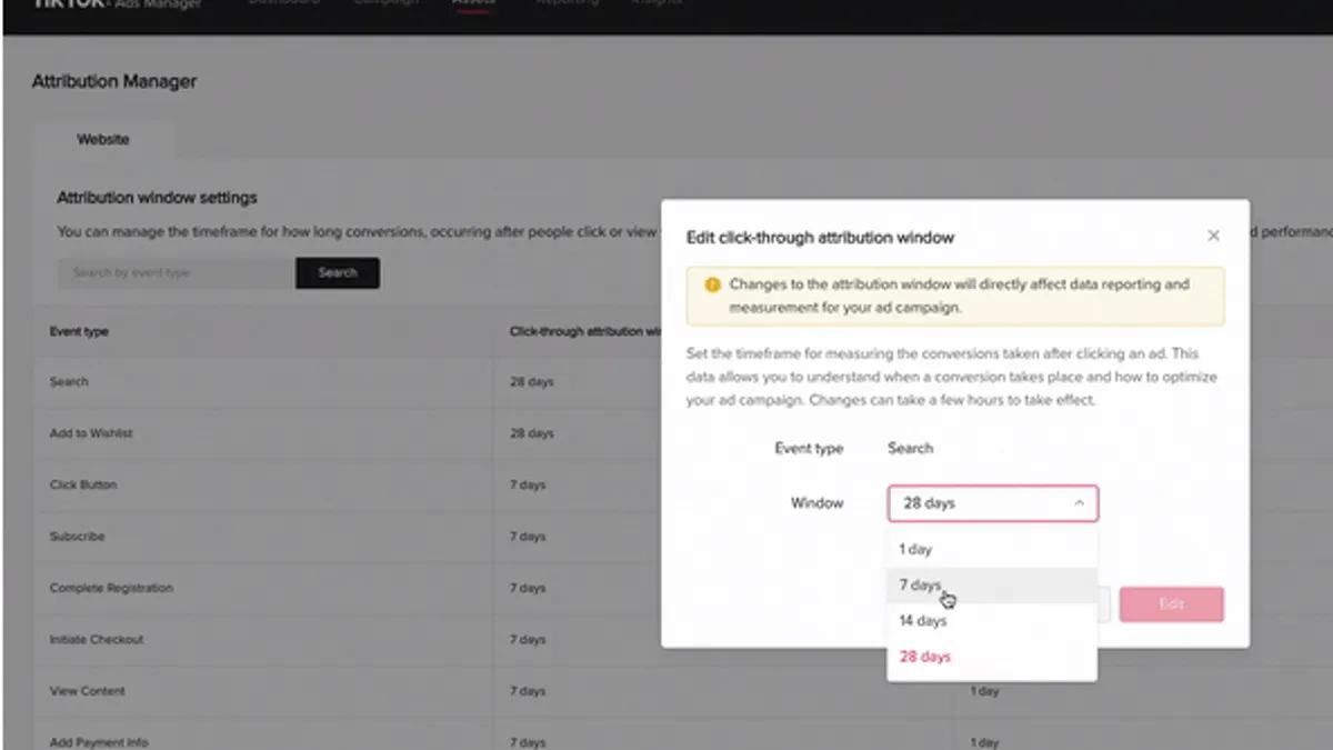 TikTok Attribution Manager