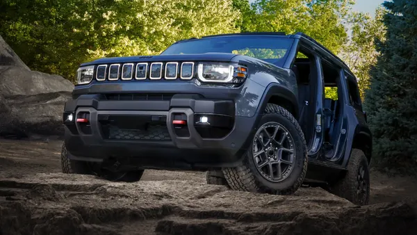 Jeep Recon EV on the trail