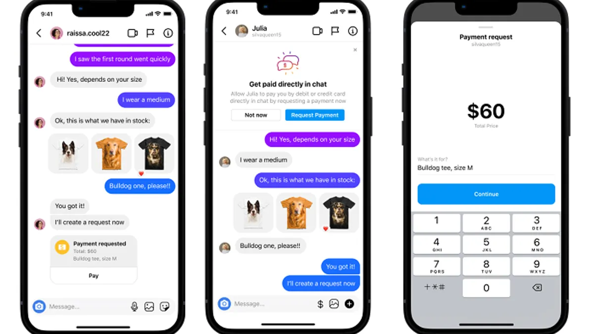 Messenger SMB payments