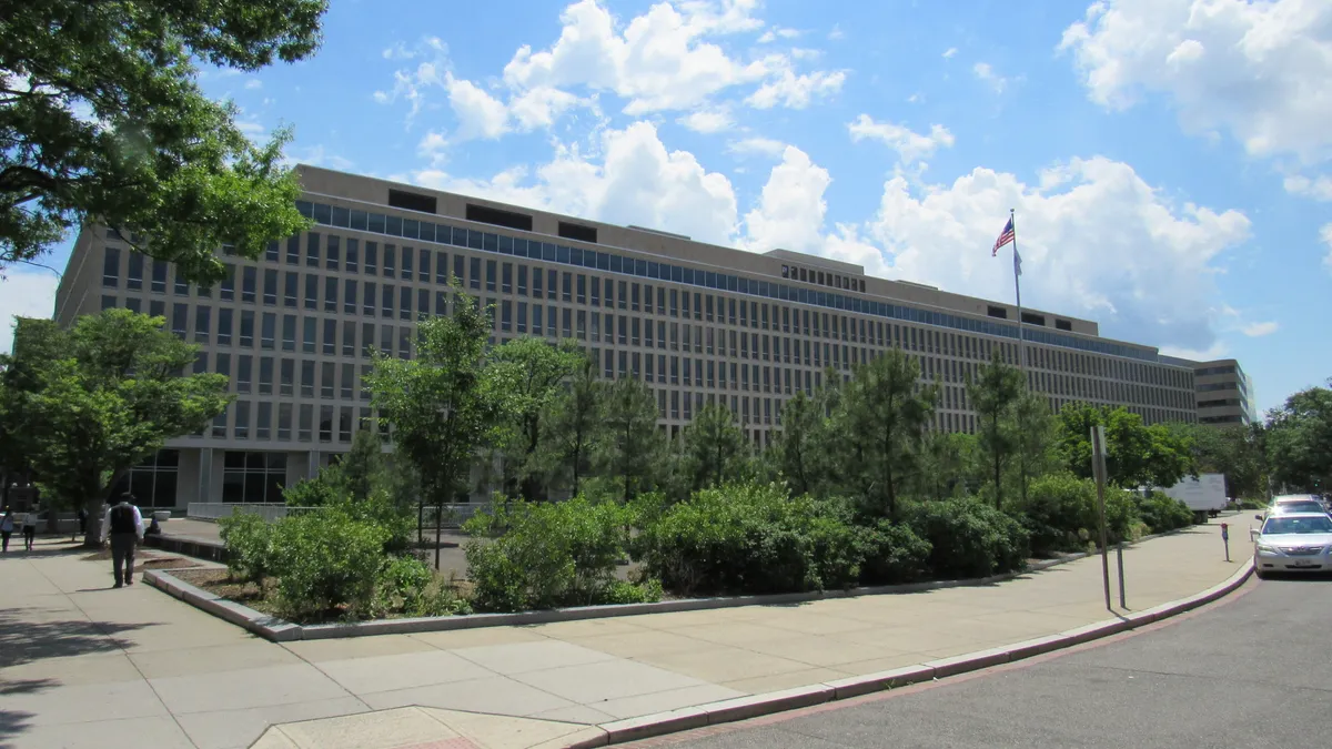 Facade of the Department of Education building located in Washington, D.C.