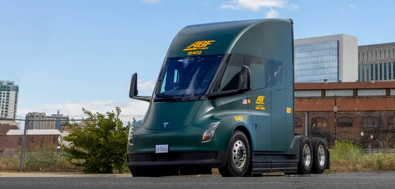 ABF Freight adds Tesla Semis to fleet, evaluates expansion