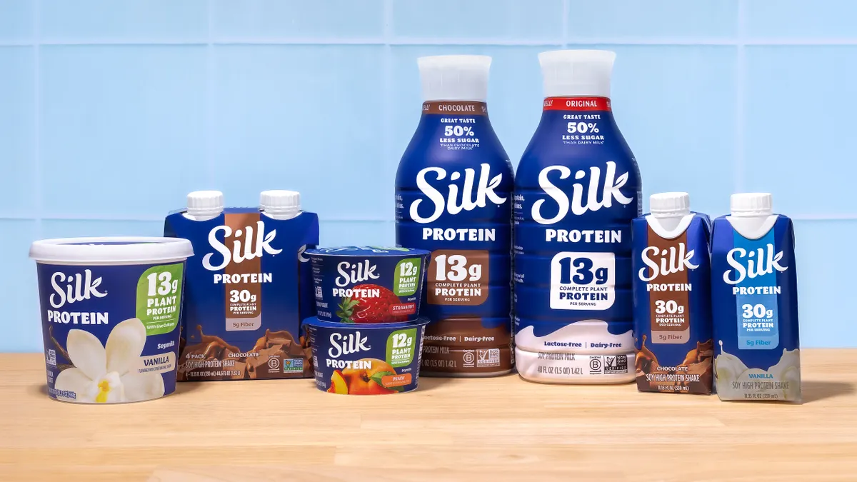 Silk high protein lineup