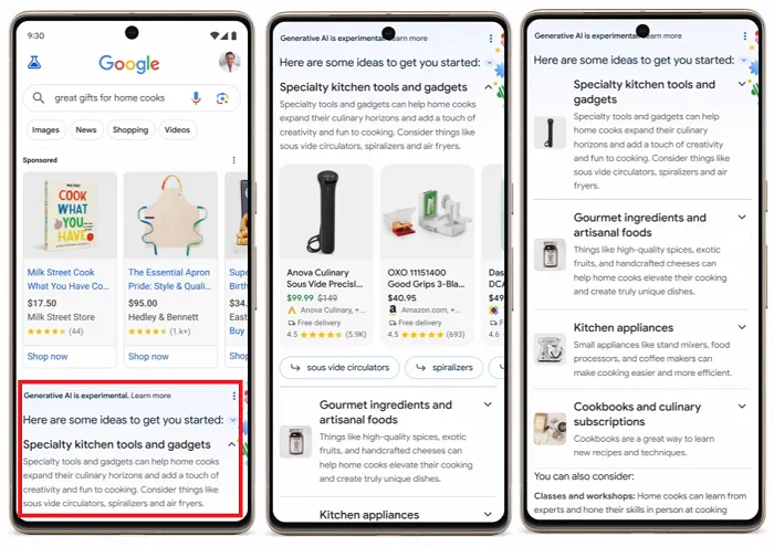 Google AI search