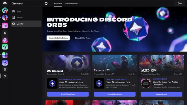Discord Orbs
