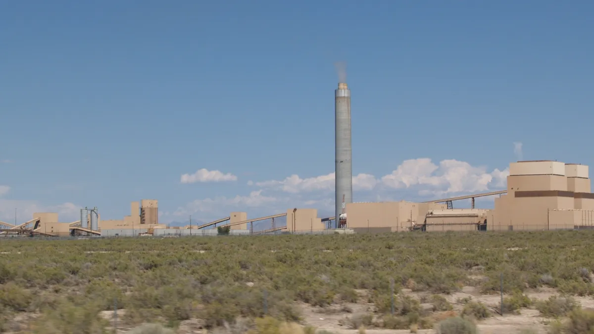 The Intermountain Power Project near Delta, Utah, where a new power plant that will burn hydrogen is being built.