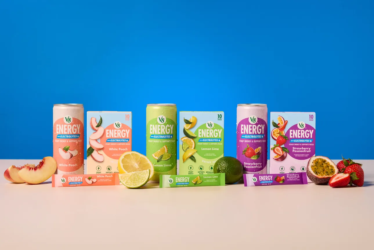 V8 Energy with electrolytes