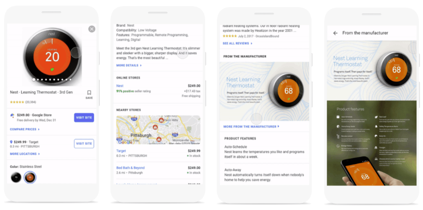 Google product listing update