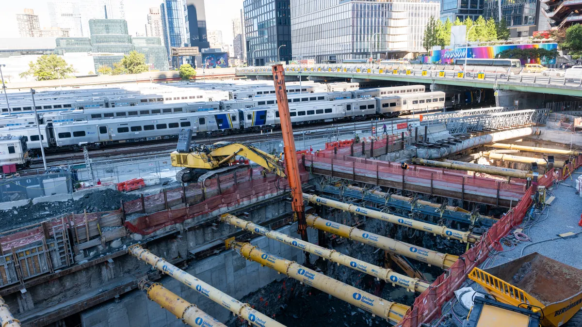 Construction continues on the Hudson Gateway Tunnel project
