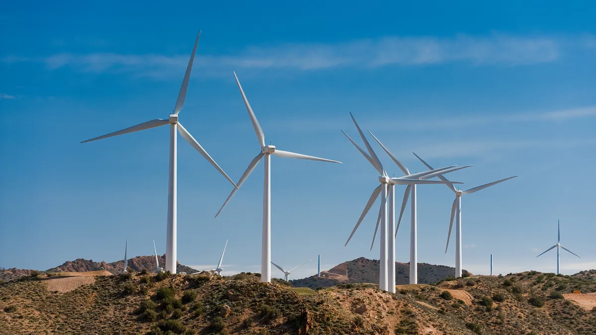 The LADWP Pine Tree Wind Power Project is the largest municipally owned wind farm in the U.S., producing 120 megawatts of clean, renewable wind energy using General Electric (GE) 15 MW wind turbines.