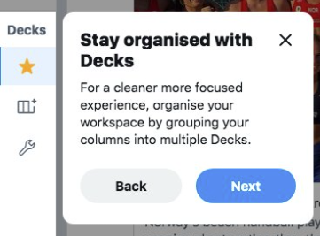 TweetDeck update