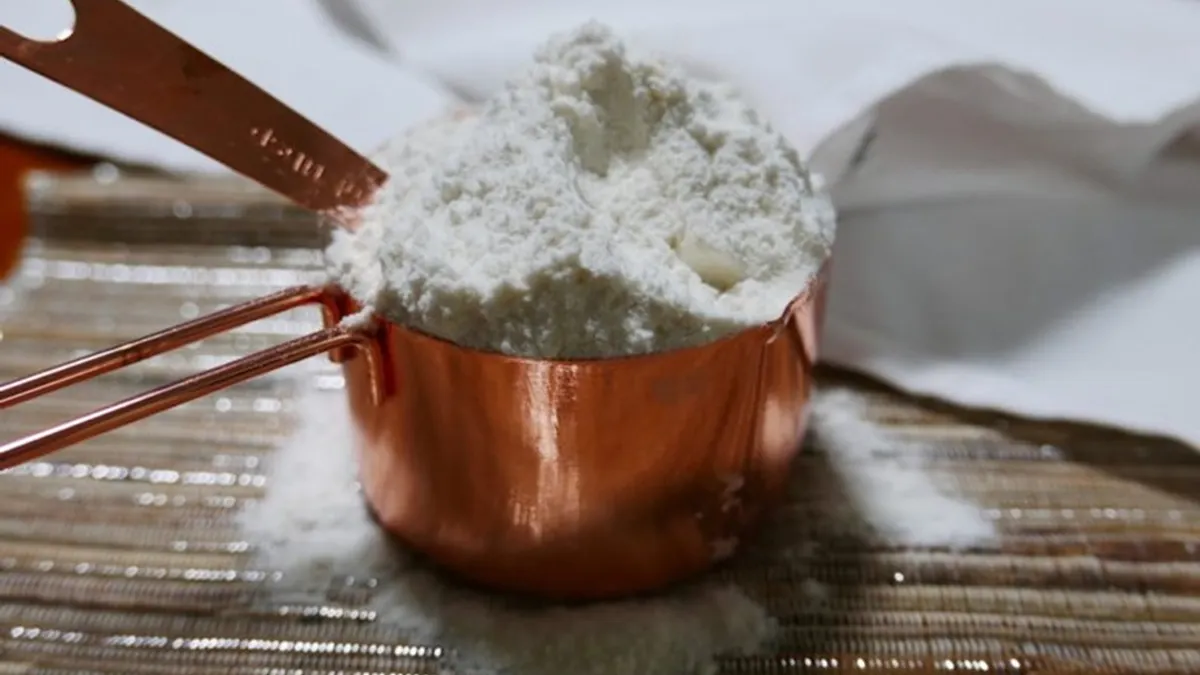 A cup of flour