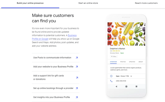 Google SMB tools