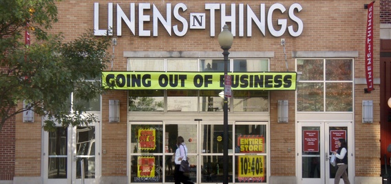 Linens 'n Things Chapter 11 bankruptcy store closings