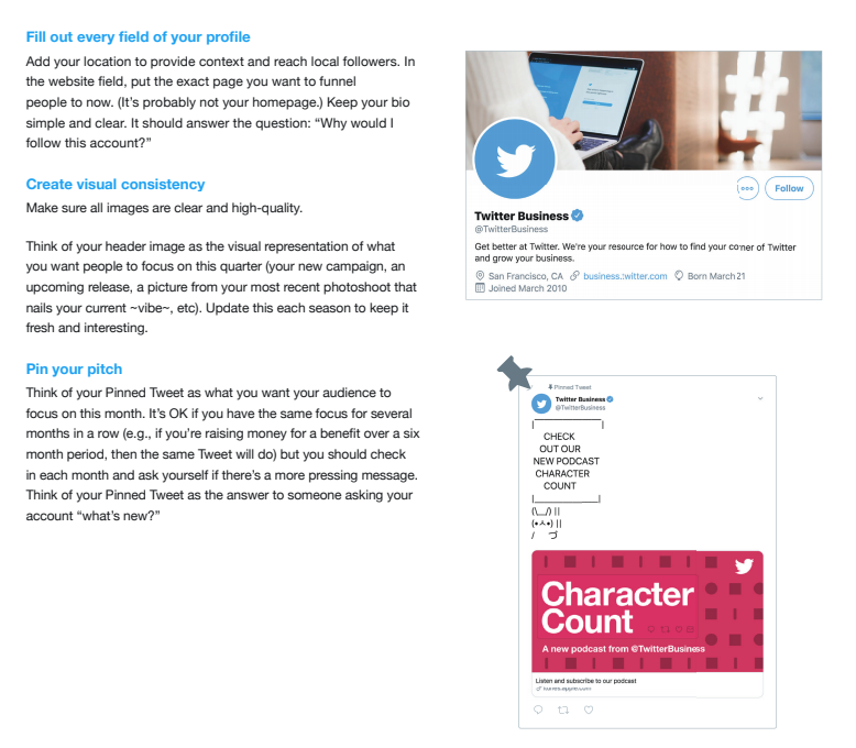 Twitter Agency Playbook example