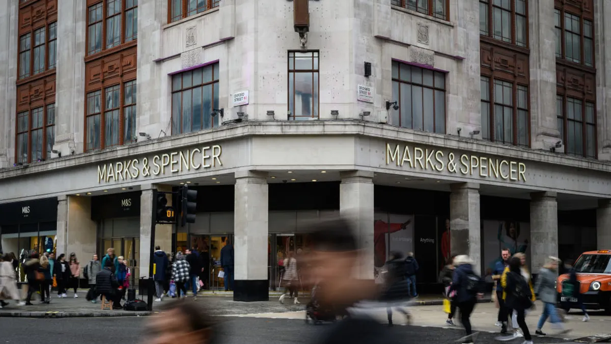 A general view of the Marks and Spencer flagship department store.