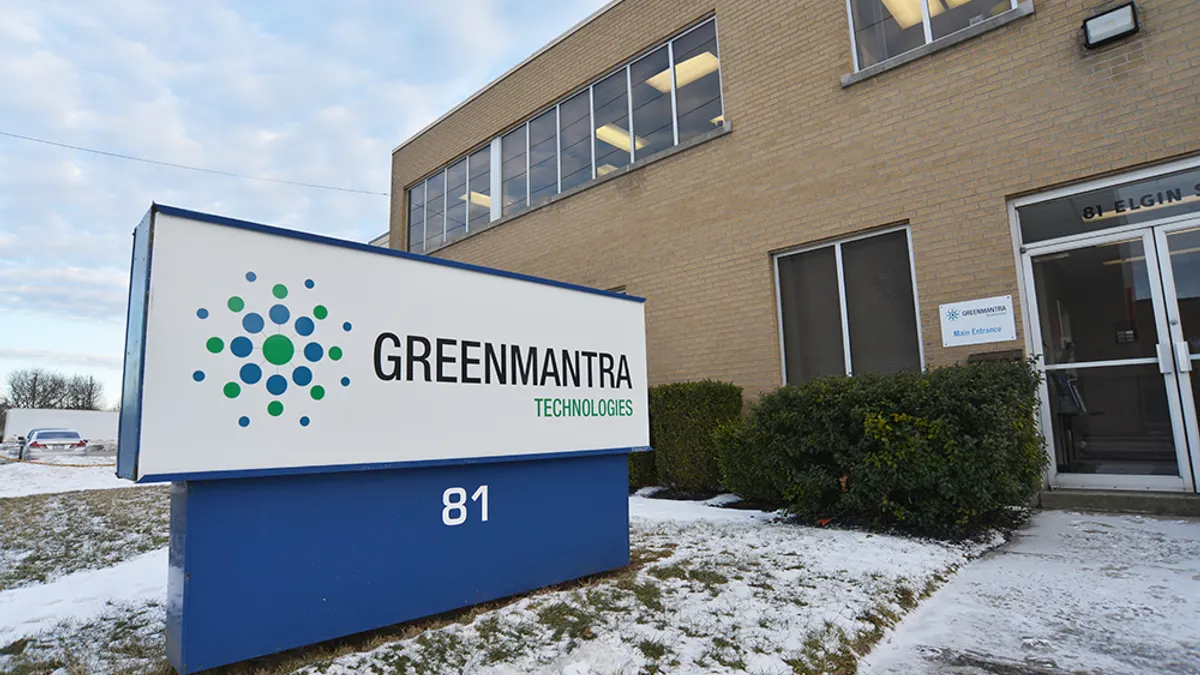 The exterior of GreenMantra's office
