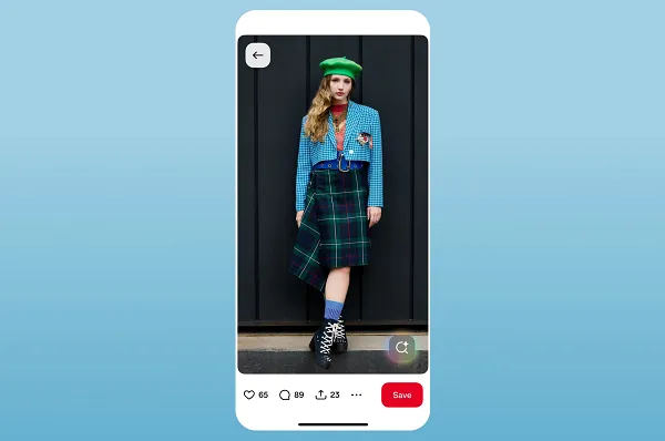 Pinterest visual search
