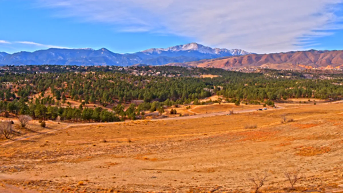 A piece of land in Colorado Springs, Colorado.