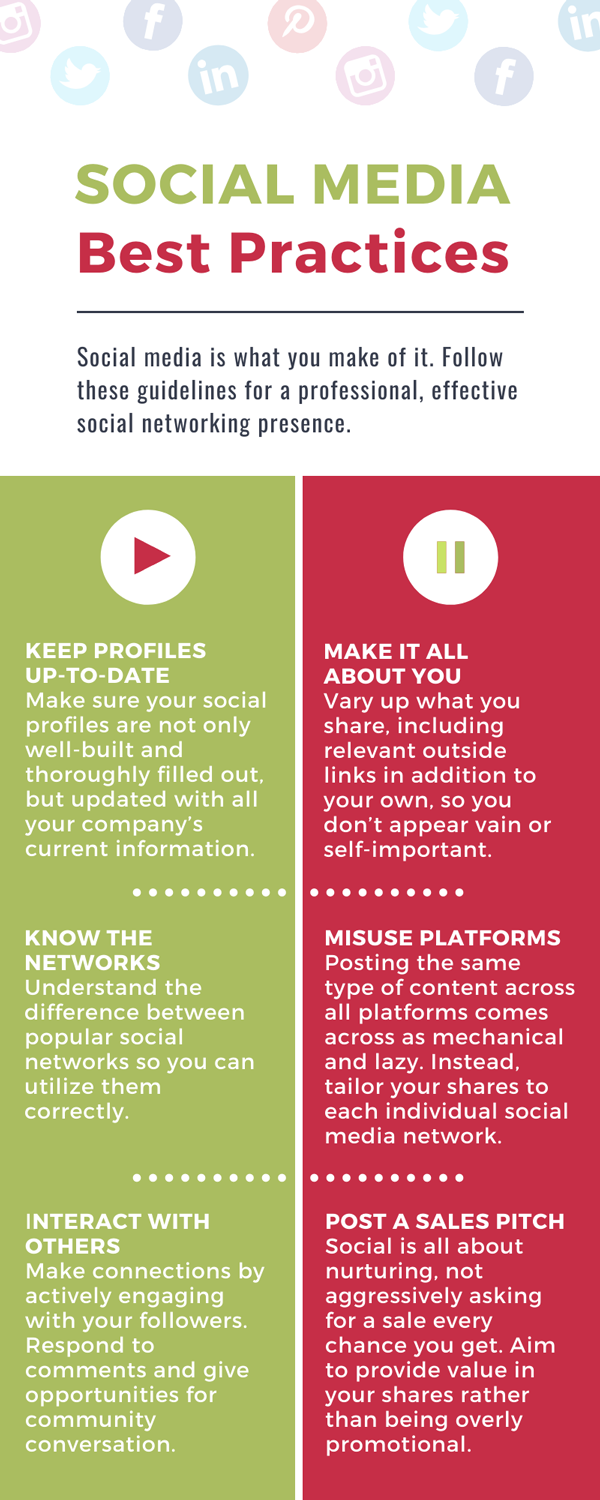 Social media basics infographic