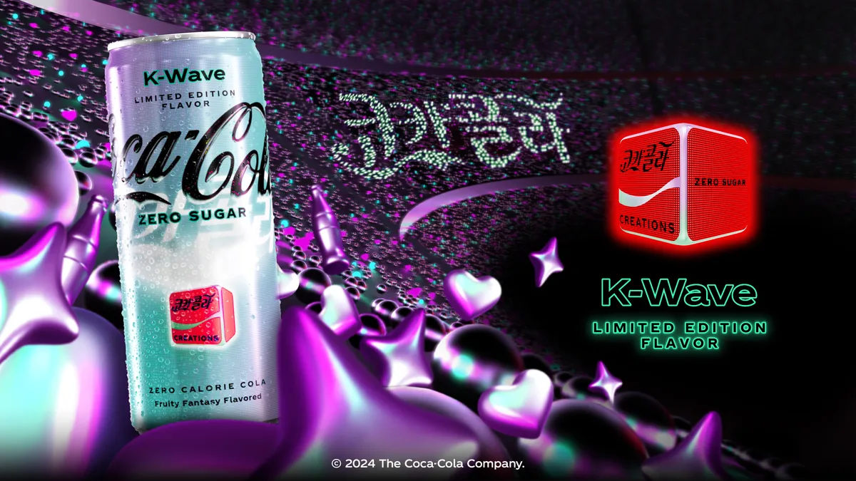 Coca-Cola's new K-Wave soda created under its Creations platform.