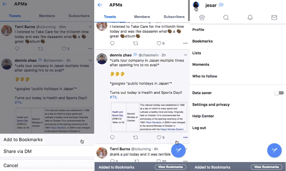 Twitter's Adding a New Bookmarks Feature to Help Keep Track of Tweets | Social Media Today