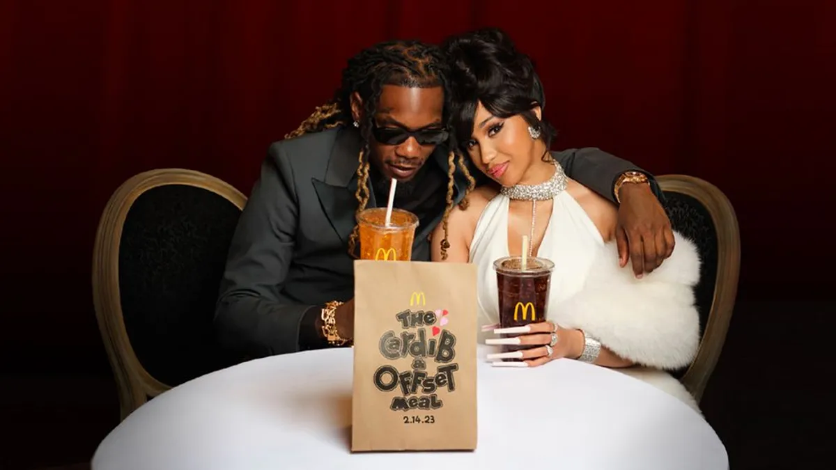 Cardi B and Offset team for duo meal at McDonald's