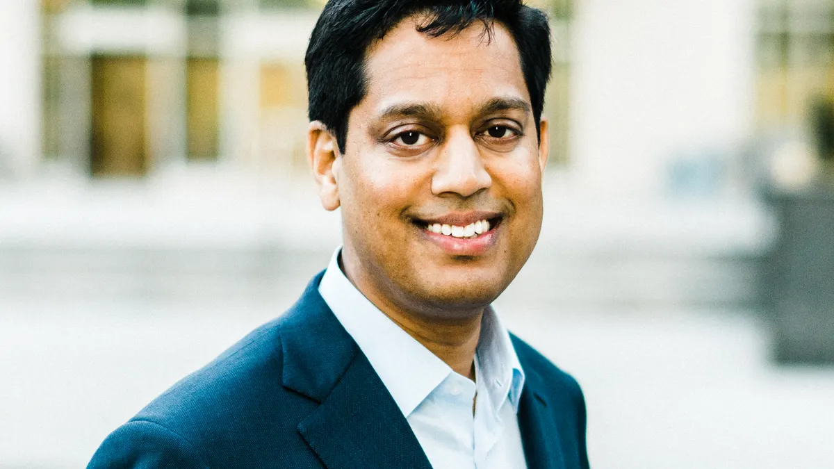 A photograph of Saurabh Saha, CEO of Centessa Pharmaceuticals