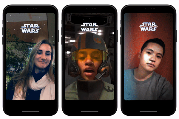Facebook Star Wars effects